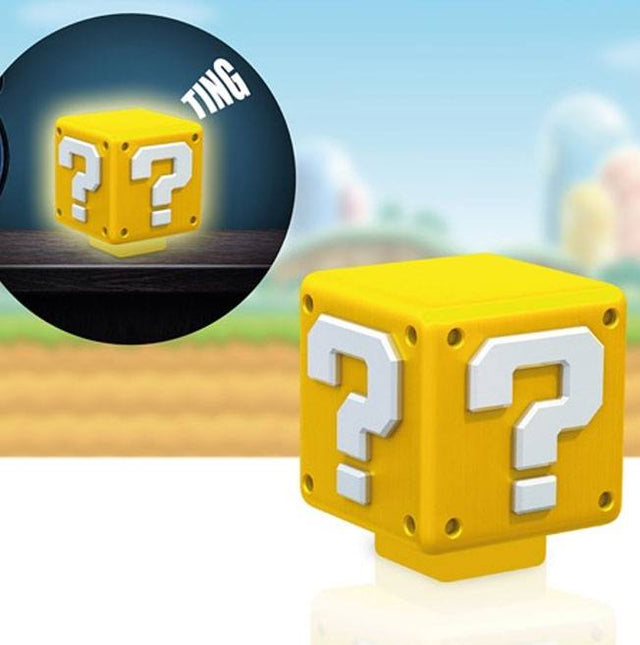 Paladone Products Super Mario Fragezeichen-Block mit Sound Nighttischlampe