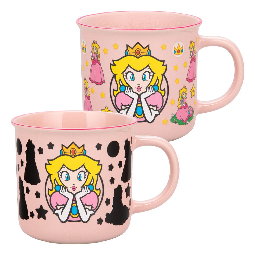 Paladone Products Super Mario Princess Peach Tasse mit Thermoeffekt