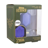 Paladone Products The Legend of Zelda 3D Icon Blue Rupee Lampe