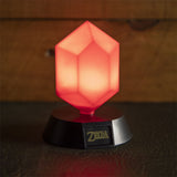 Paladone Products The Legend of Zelda 3D Icon Red Rupee Lampe