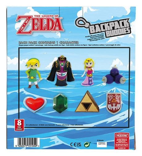 Paladone Products The Legend of Zelda Backpack Buddies Series 2 V3 Blind-Bag Display (24) Taschenanhänger