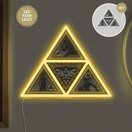Paladone Products The Legend of Zelda Triforce Wandleuchte