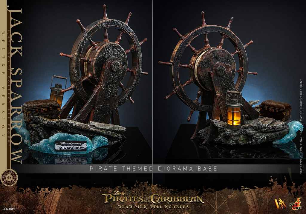 Pirates of the Caribbean - Jack Sparrow Deluxe DX38 Dead Men Tell No Tales Actionfigur Hot Toys