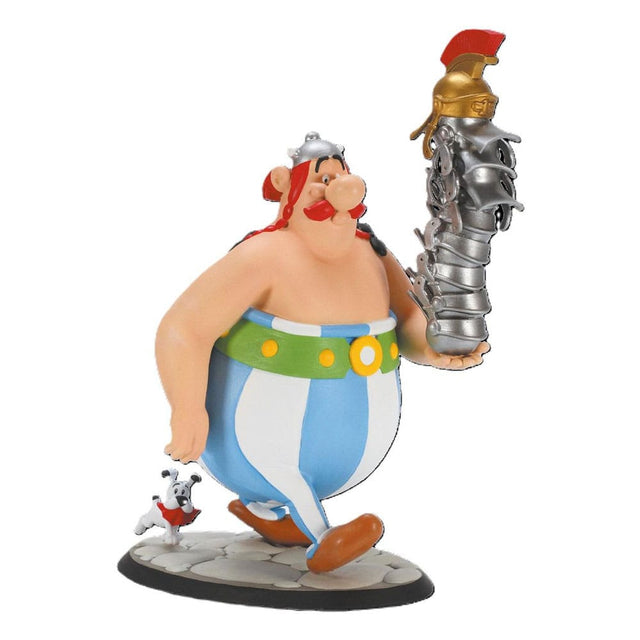 Plastoy Asterix - Obelix Stack of Helmets and Idefix Statue