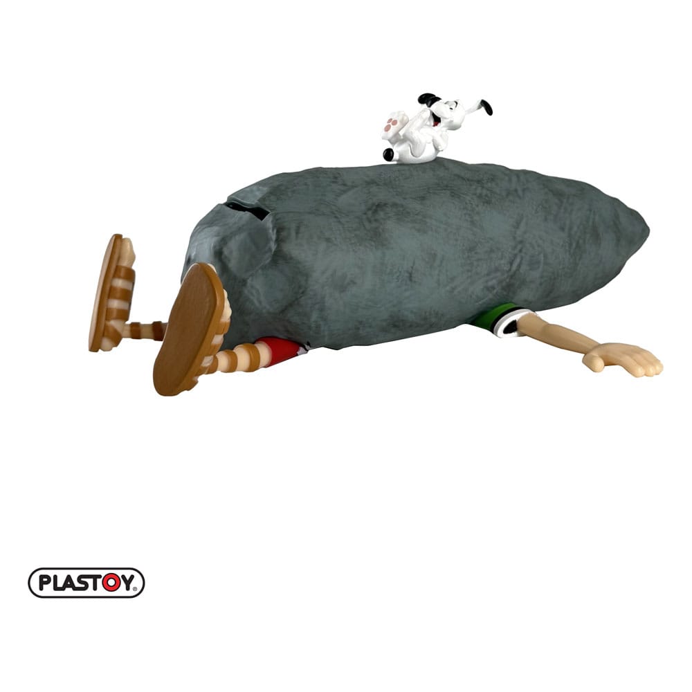 Plastoy Asterix: Spardose Idefix and the crushed roman 8 cm
