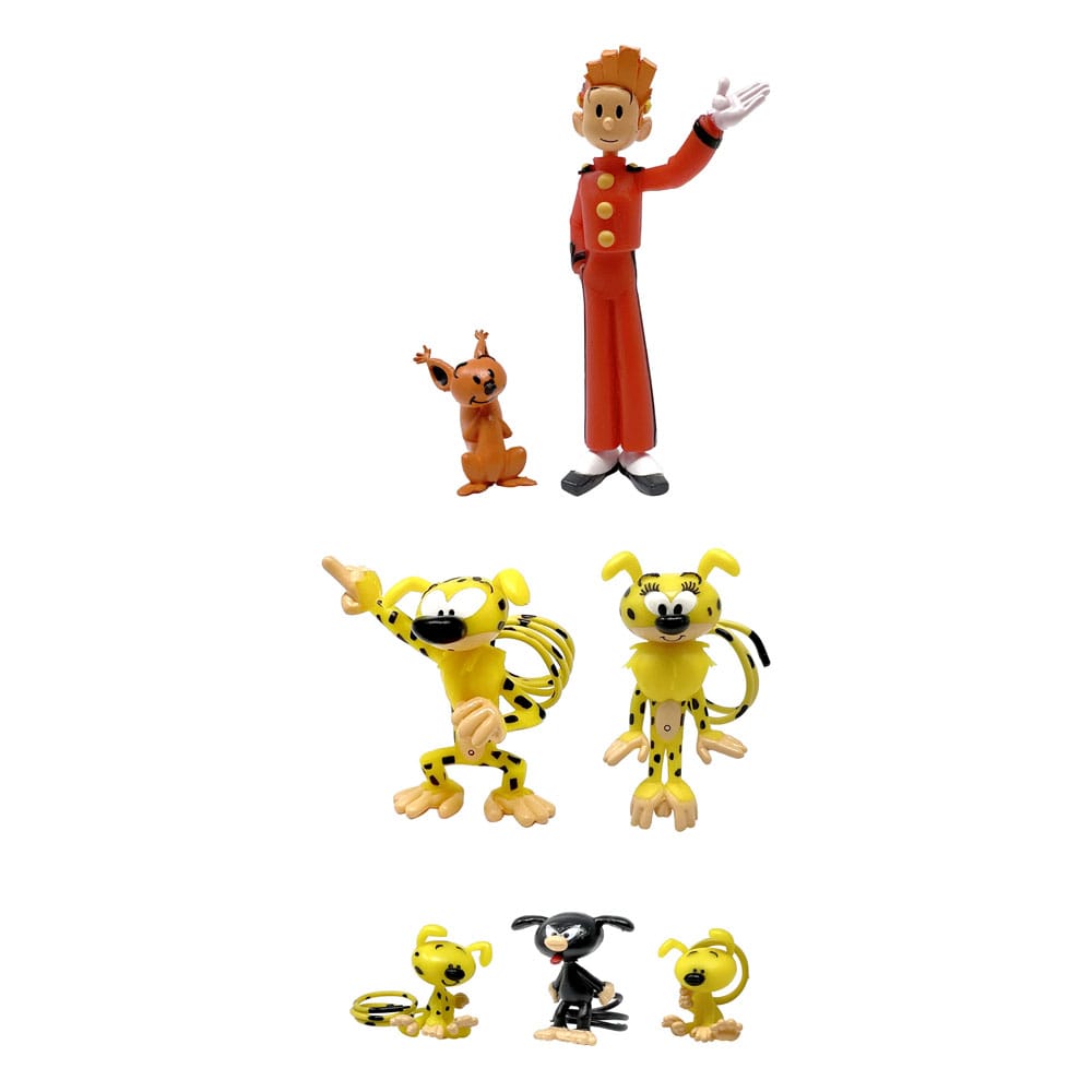 Plastoy Marsupilami Characters 7er Set Minifiguren