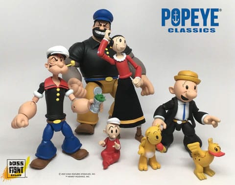 Popeye Wave 01 Actionfigur Boss Fight Studio