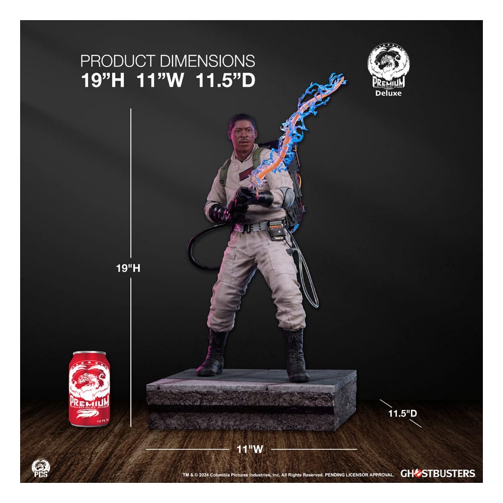Premium Collectibles Studio Ghostbusters Premier Series Winston Deluxe Version 1/4 Statue