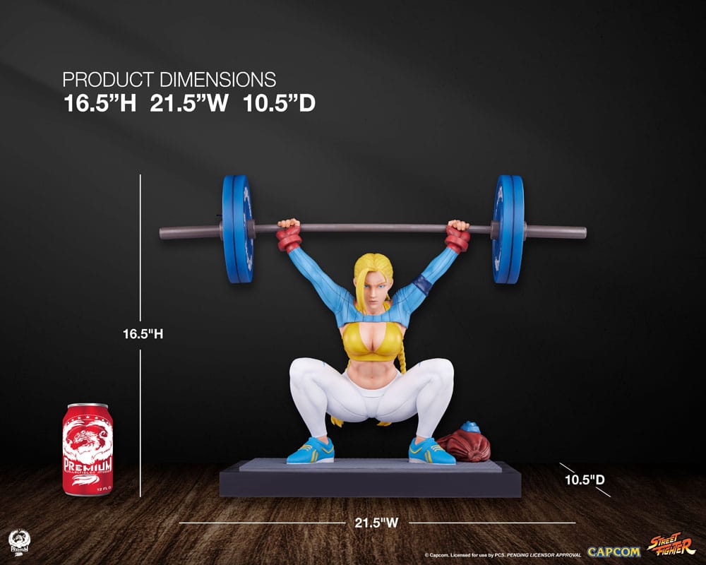 Premium Collectibles Studio Street Fighter Premier Series Cammy Powerlifting Alpha 1/4 Statue