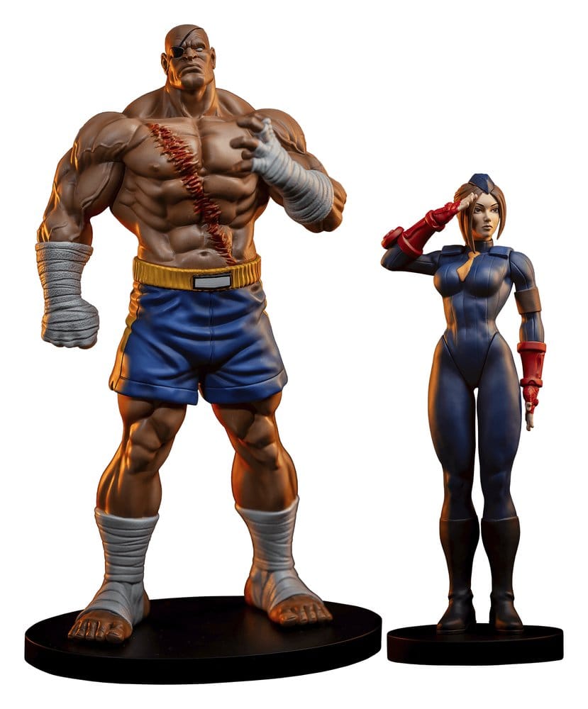 Premium Collectibles Studio Street Fighter Sagat & Juli Street Jam 1/10 Statuen