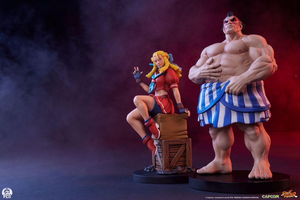 Premium Collectibles Studio Street Fighter Street Jam Karin & E. Honda 1/10 Statuen