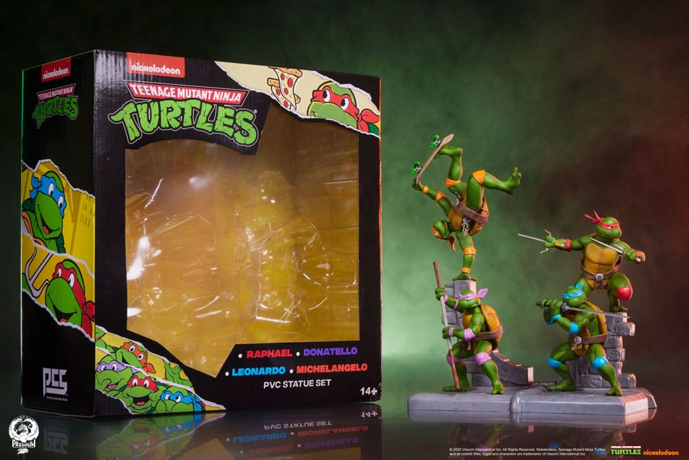 Premium Collectibles Studio Teenage Mutant Ninja Turtles 4-er Pack Statue