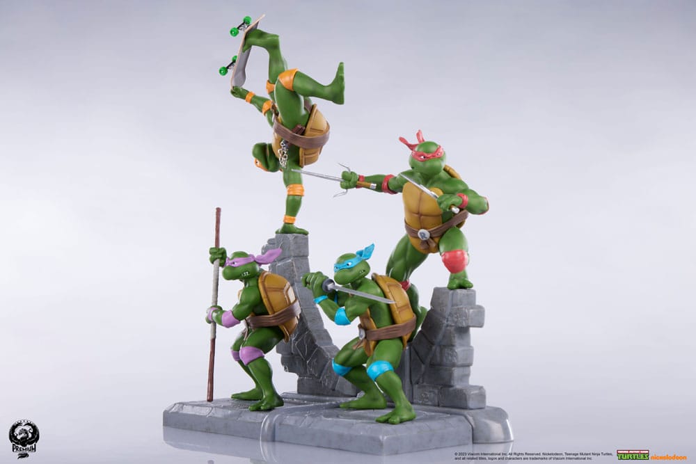 Premium Collectibles Studio Teenage Mutant Ninja Turtles 4-er Pack Statue