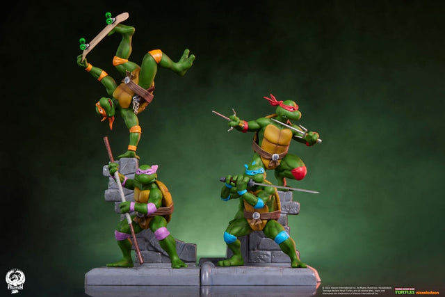 Premium Collectibles Studio Teenage Mutant Ninja Turtles 4-er Pack Statue