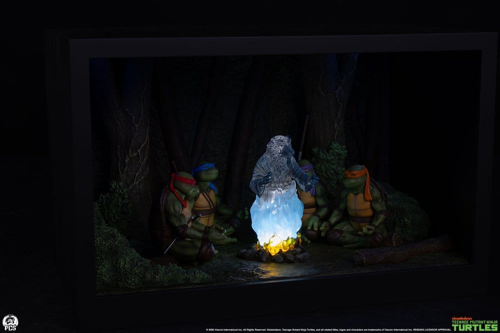 Premium Collectibles Studio Teenage Mutant Ninja Turtles Movie Moments Splinter’s Spirit Mini Scale Diorama Statue