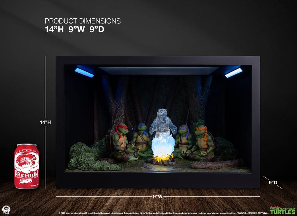 Premium Collectibles Studio Teenage Mutant Ninja Turtles Movie Moments Splinter’s Spirit Mini Scale Diorama Statue