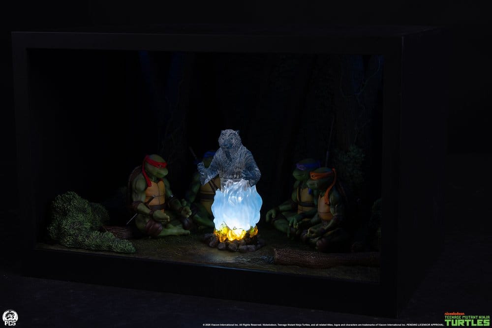 Premium Collectibles Studio Teenage Mutant Ninja Turtles Movie Moments Splinter’s Spirit Mini Scale Diorama Statue