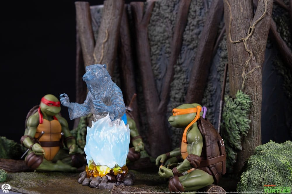 Premium Collectibles Studio Teenage Mutant Ninja Turtles Movie Moments Splinter’s Spirit Mini Scale Diorama Statue