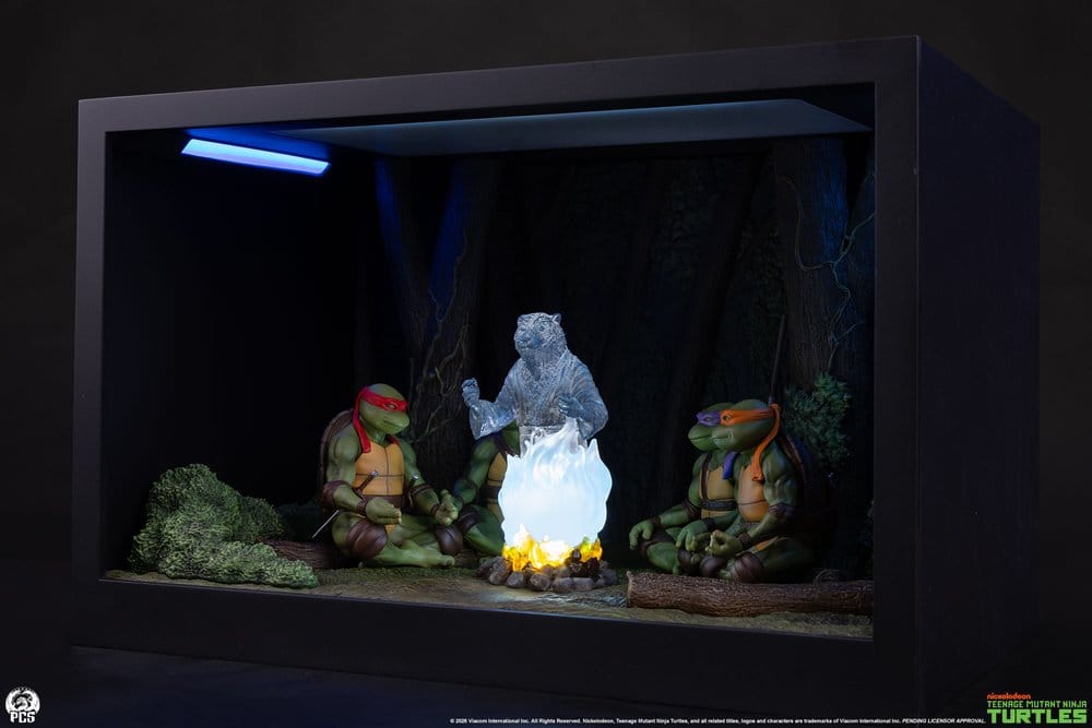 Premium Collectibles Studio Teenage Mutant Ninja Turtles Movie Moments Splinter’s Spirit Mini Scale Diorama Statue