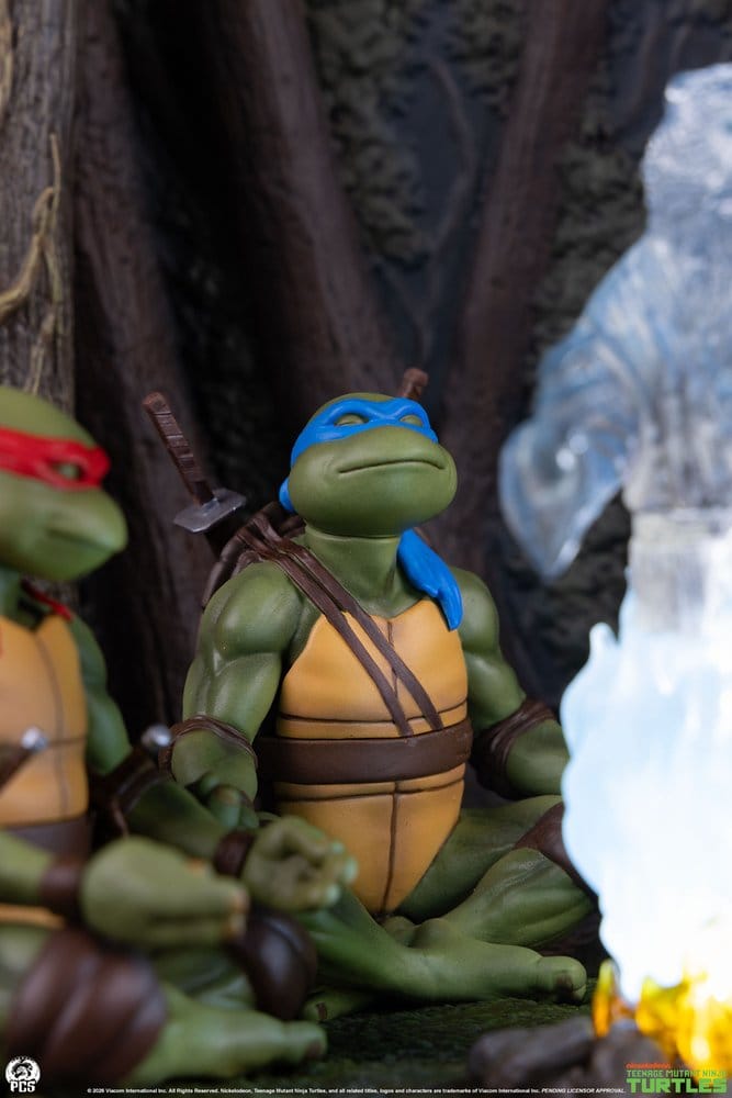 Premium Collectibles Studio Teenage Mutant Ninja Turtles Movie Moments Splinter’s Spirit Mini Scale Diorama Statue