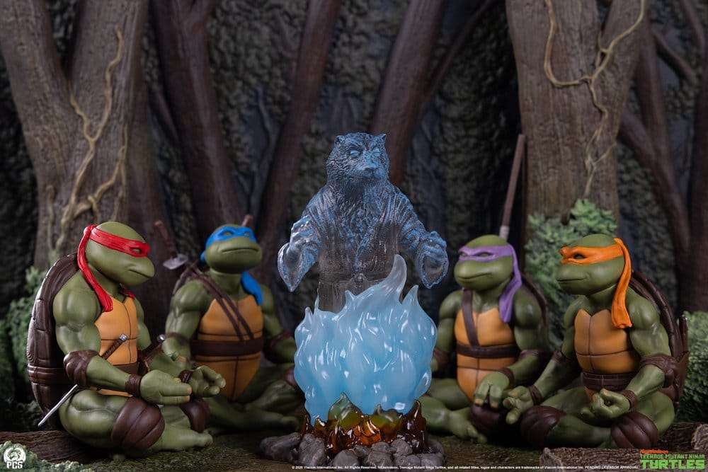 Premium Collectibles Studio Teenage Mutant Ninja Turtles Movie Moments Splinter’s Spirit Mini Scale Diorama Statue