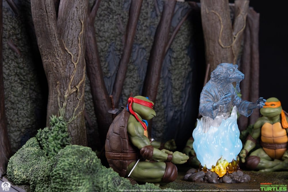Premium Collectibles Studio Teenage Mutant Ninja Turtles Movie Moments Splinter’s Spirit Mini Scale Diorama Statue