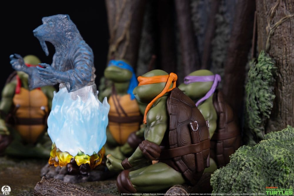 Premium Collectibles Studio Teenage Mutant Ninja Turtles Movie Moments Splinter’s Spirit Mini Scale Diorama Statue