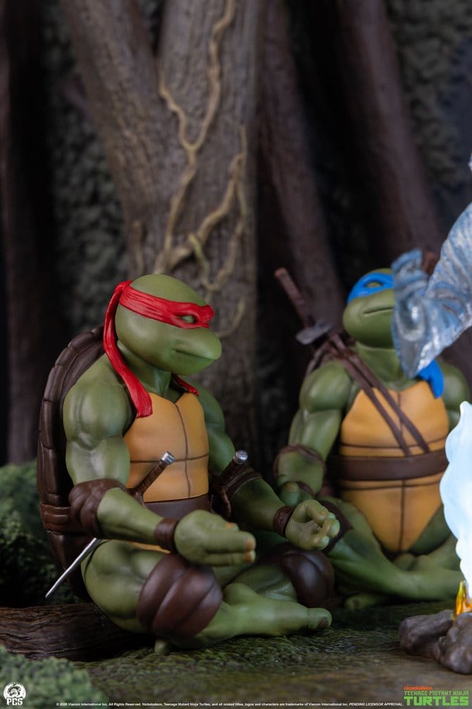 Premium Collectibles Studio Teenage Mutant Ninja Turtles Movie Moments Splinter’s Spirit Mini Scale Diorama Statue