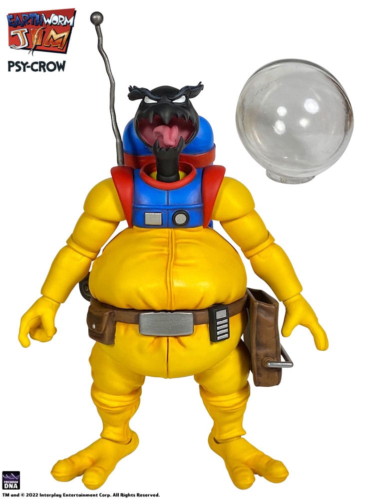 Premium DNA Toys Earthworm Jim Psy-Crow Wave 1 Actionfigur