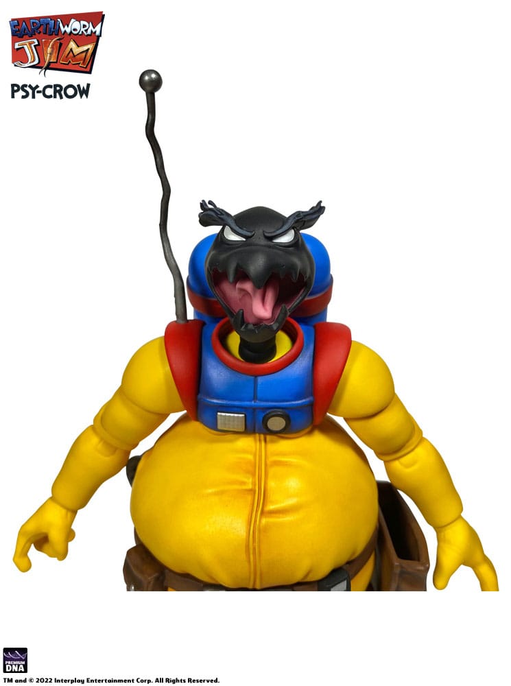 Premium DNA Toys Earthworm Jim Psy-Crow Wave 1 Actionfigur