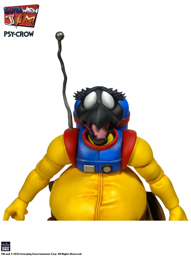 Premium DNA Toys Earthworm Jim Psy-Crow Wave 1 Actionfigur