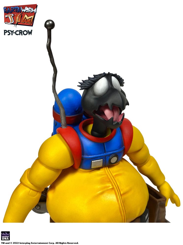 Premium DNA Toys Earthworm Jim Psy-Crow Wave 1 Actionfigur