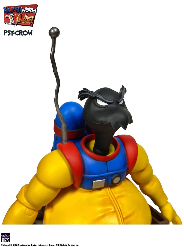Premium DNA Toys Earthworm Jim Psy-Crow Wave 1 Actionfigur