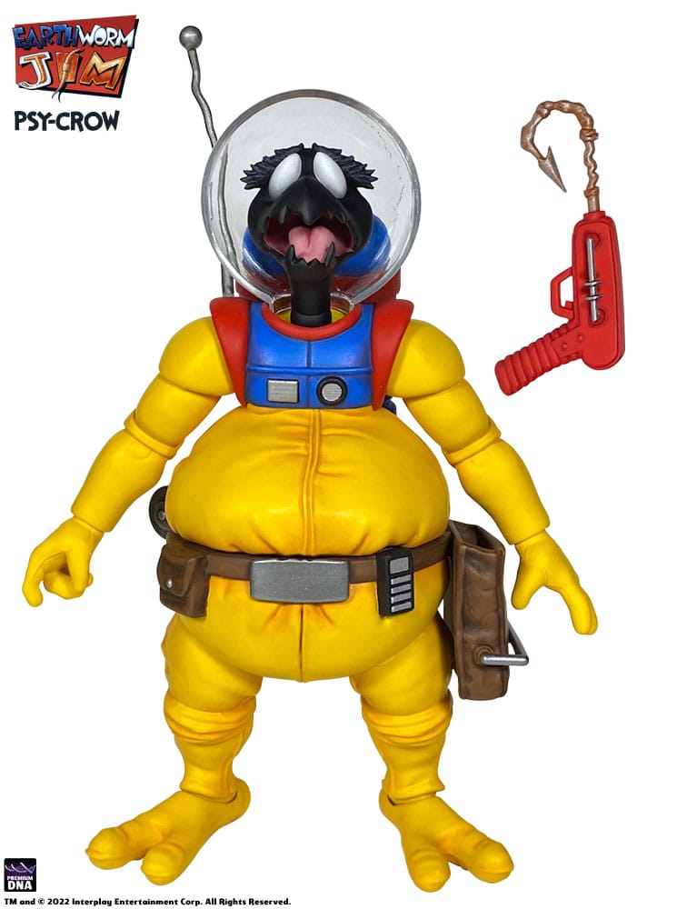 Premium DNA Toys Earthworm Jim Psy-Crow Wave 1 Actionfigur