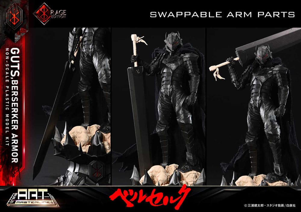 Prime 1 Studio Berserk Build Art Masterline Guts Berserker Armor Rage Plastic Model Kit