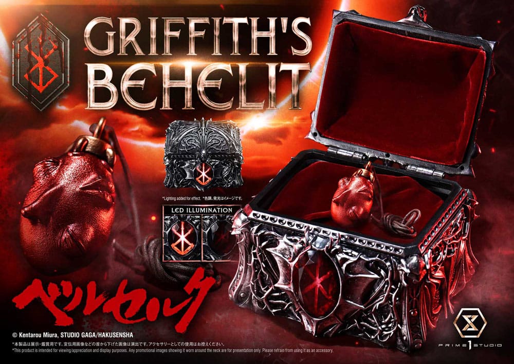 Prime 1 Studio Berserk Griffith’s Behelit Life Scale Statue
