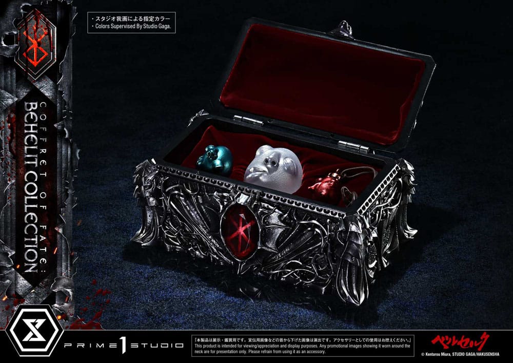 Prime 1 Studio Berserk Life Scale Behelit Coffret of Fate Collection Statuen
