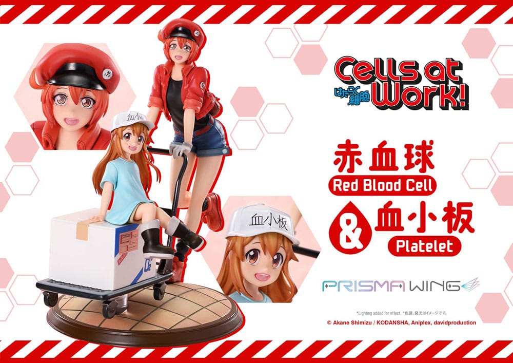 Prime 1 Studio Cells At Work Prisma Wing Red Blood Cell & Platelet Statue