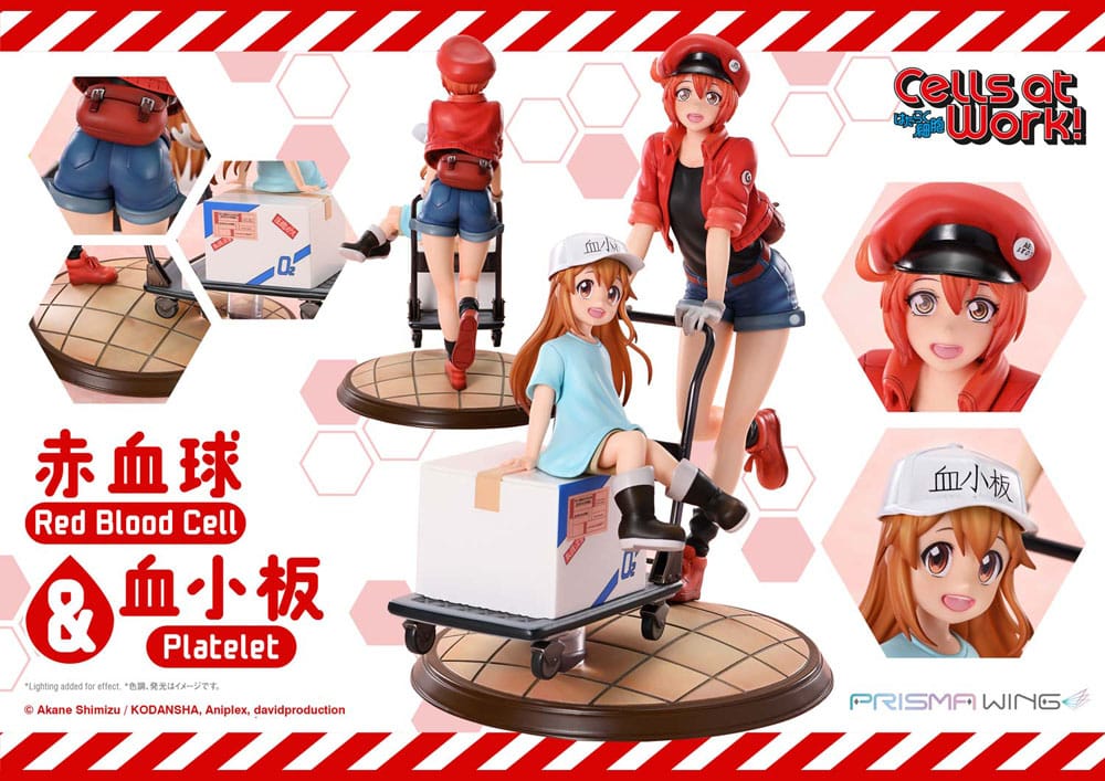 Prime 1 Studio Cells At Work Prisma Wing Red Blood Cell & Platelet Statue