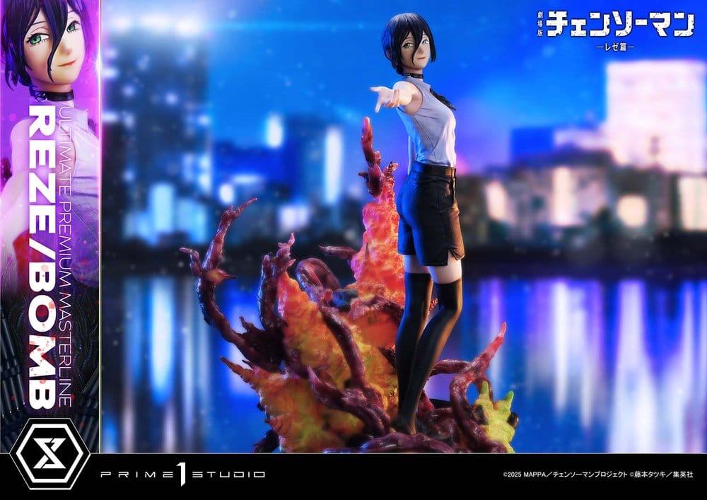 Prime 1 Studio Chainsaw Man Ultimate Premium Masterline Series The Movie Reze Arc REZE/BOMB 1/4 Statue