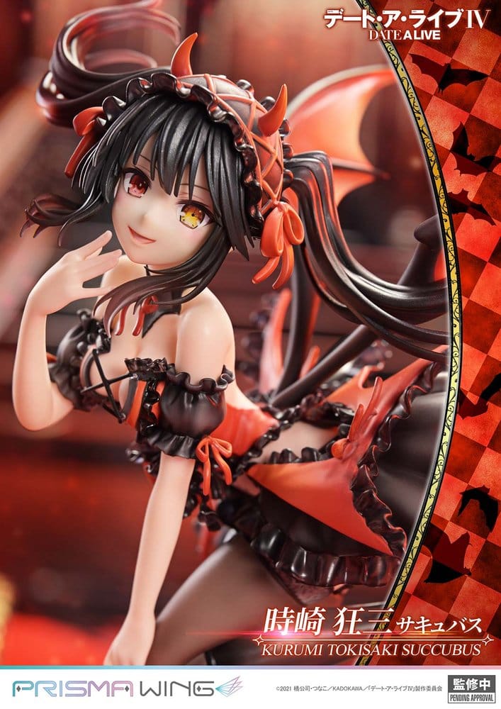 Prime 1 Studio Date A Live Prisma Wing Kurumi Tokisaki Succubus 1/7 Statue
