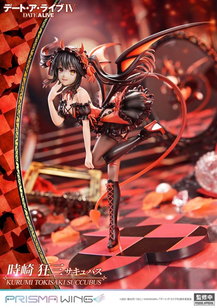 Prime 1 Studio Date A Live Prisma Wing Kurumi Tokisaki Succubus 1/7 Statue