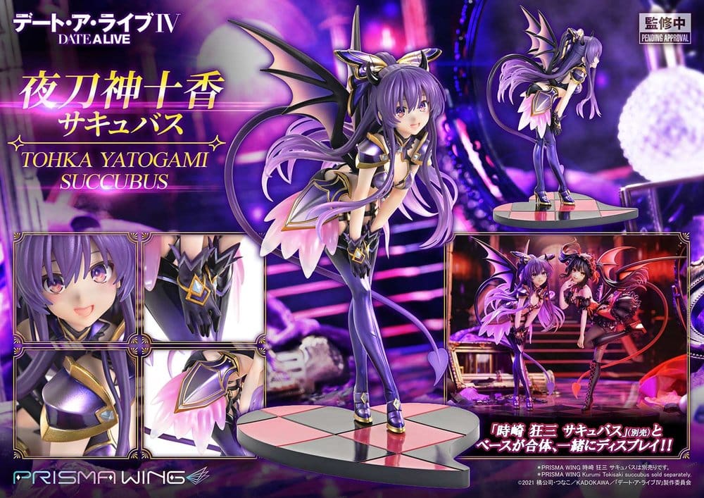 Prime 1 Studio Date A Live Prisma Wing Tohka Yatogami Succubus 1/7 Statue