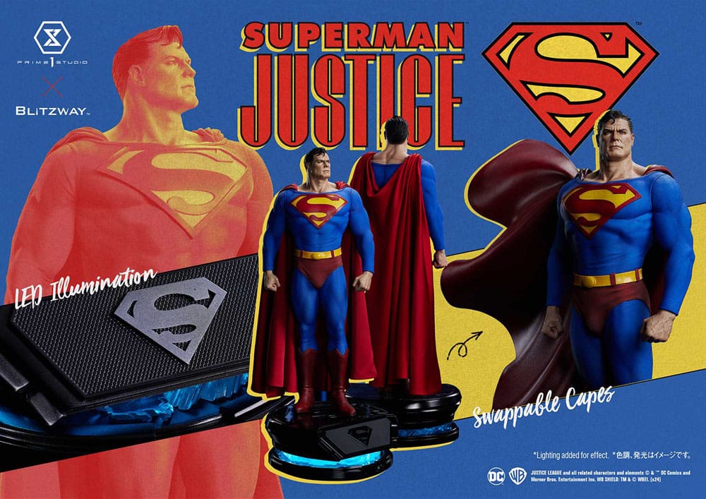 Prime 1 Studio DC Comics Premium Masterline Series Superman Justice Comics 1/4 Statue