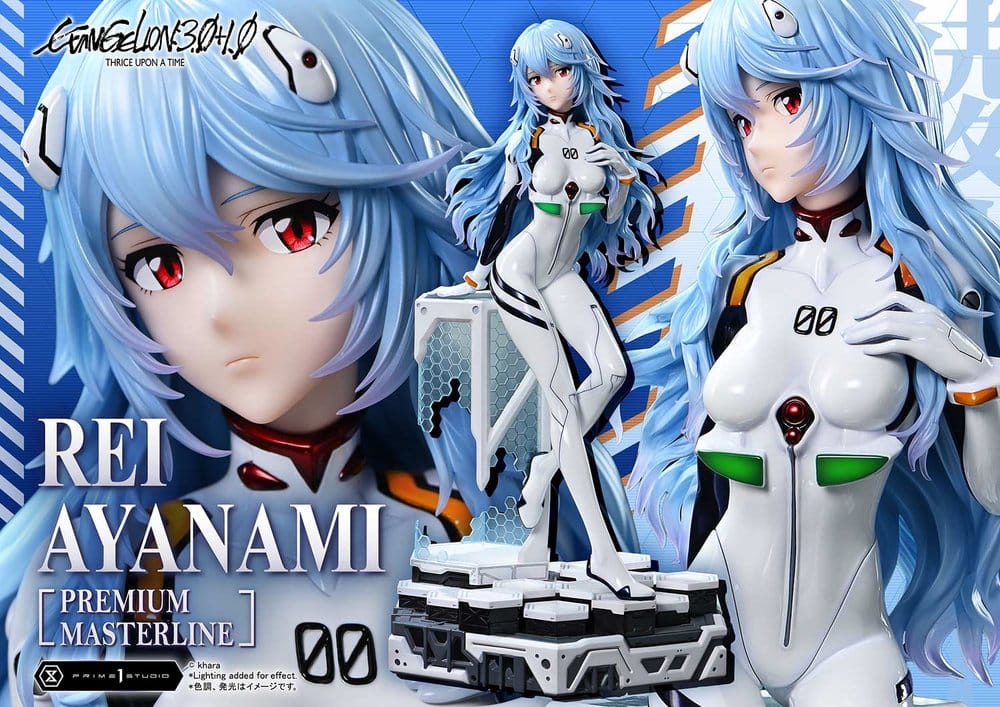 Prime 1 Studio Evangelion Thrice Upon A Time Rei Ayanami Premium Masterline Series 1/4 Statue