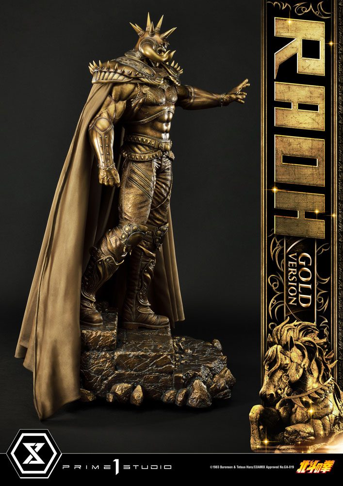 Prime 1 Studio Fist of the North Star Raoh Gold Version 1/4 Statue