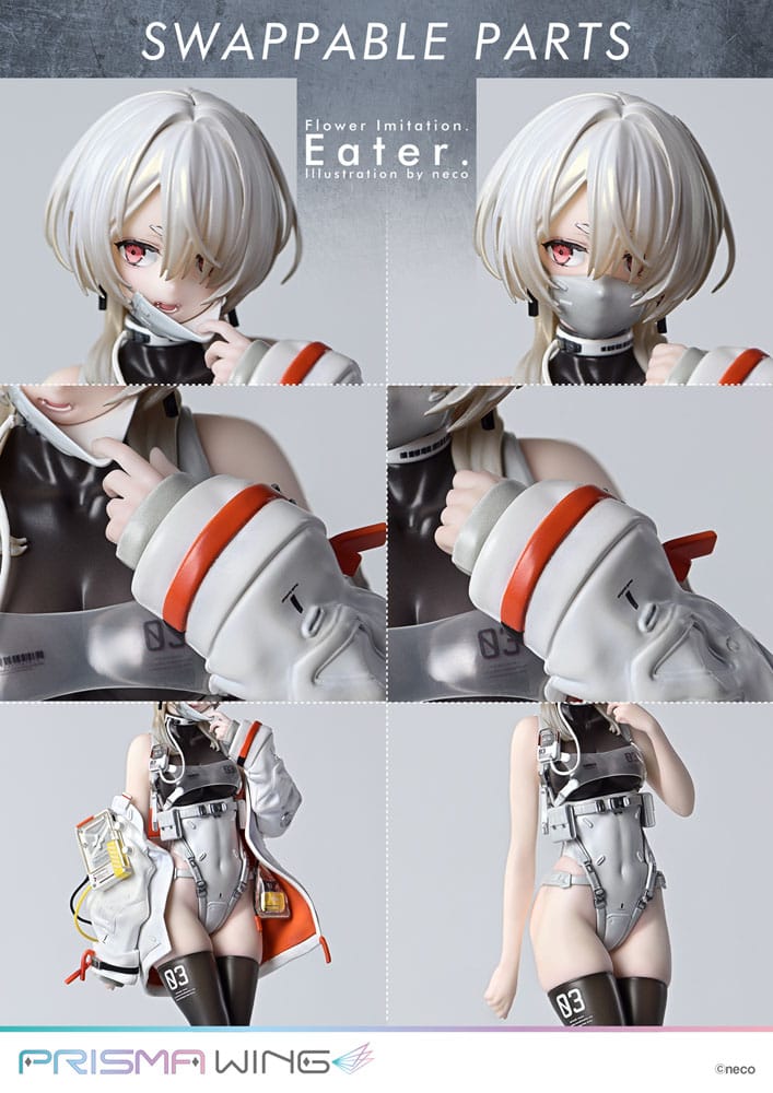 Prime 1 Studio Flower Imitation Prisma Wing Eater Illustration 1/7 Statue