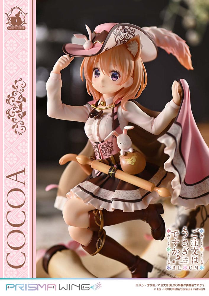 Prime 1 Studio Is The Order A Rabbit? Bloom Prisma Wing Cocoa 1/7 Statue