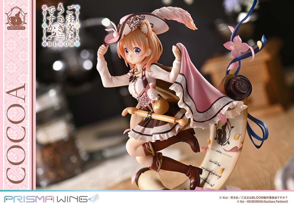 Prime 1 Studio Is The Order A Rabbit? Bloom Prisma Wing Cocoa 1/7 Statue