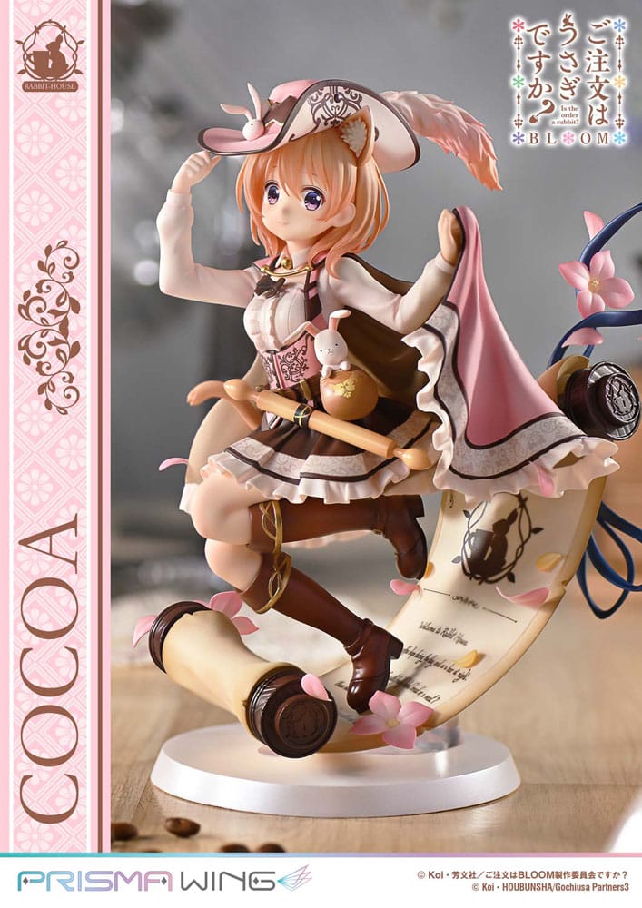 Prime 1 Studio Is The Order A Rabbit? Bloom Prisma Wing Cocoa 1/7 Statue